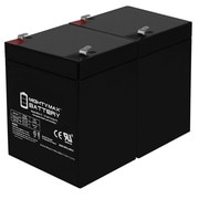 MIGHTY MAX BATTERY 12V 5AH SLA Battery Replacement for Altronix AL600ULACM - 2 Pack ML5-12MP2160713124399